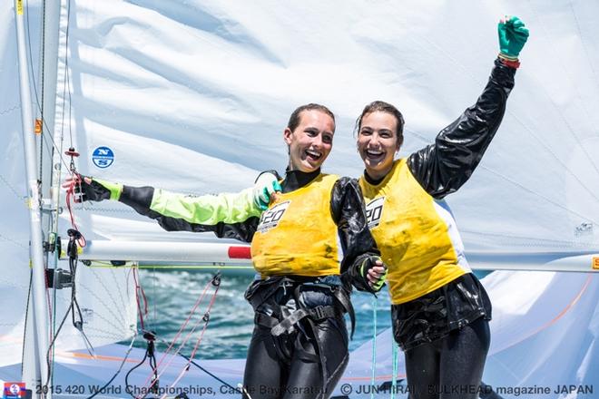 Marta Garrido/María Jesus Dávila (ESP-54986) - Ladies Champions - 2015 420 World Championships © Jun Hirai / BULKHEAD Magazine