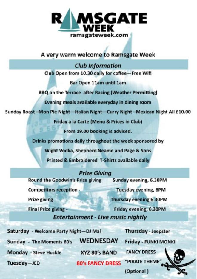 RTYC - Ramsgate Week 2015 © Royal Temple Yacht Club