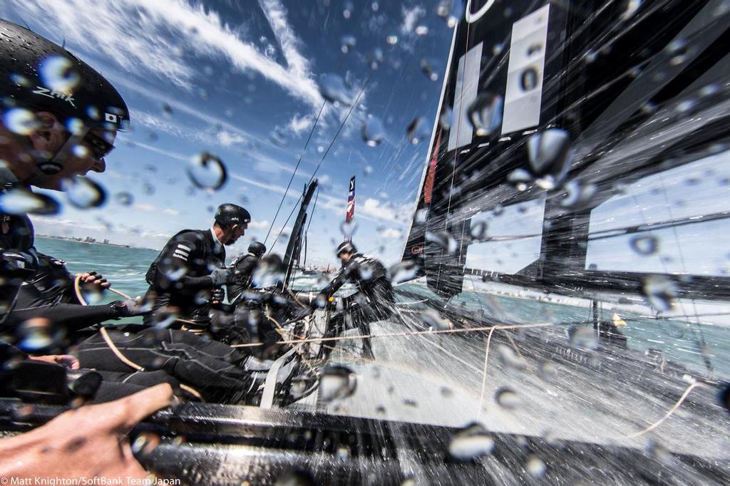 21/07/2015, Portsmouth (GBR), 35th America's Cup, Louis Vuitton America's Cup World Series Portsmouth 2015, Training Day 2, Softbank Team Japan © Matt Knighton/Softbank Team Japan http://www.americascup.com