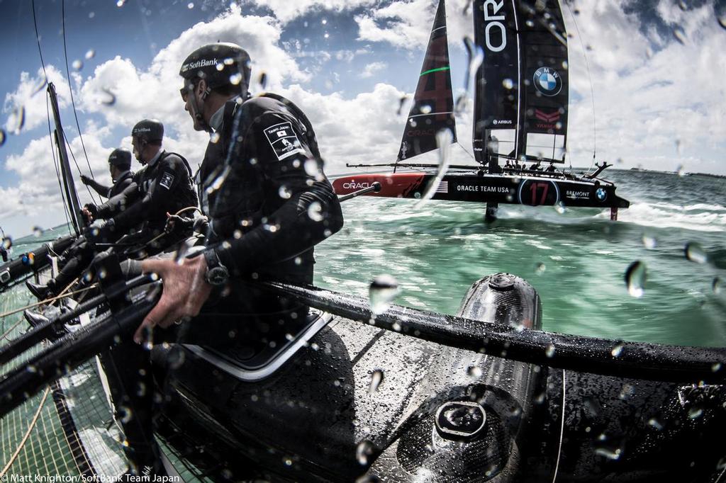21/07/2015, Portsmouth (GBR), 35th America's Cup, Louis Vuitton America's Cup World Series Portsmouth 2015, Training Day 2, Softbank Team Japan © Matt Knighton/Softbank Team Japan http://www.americascup.com