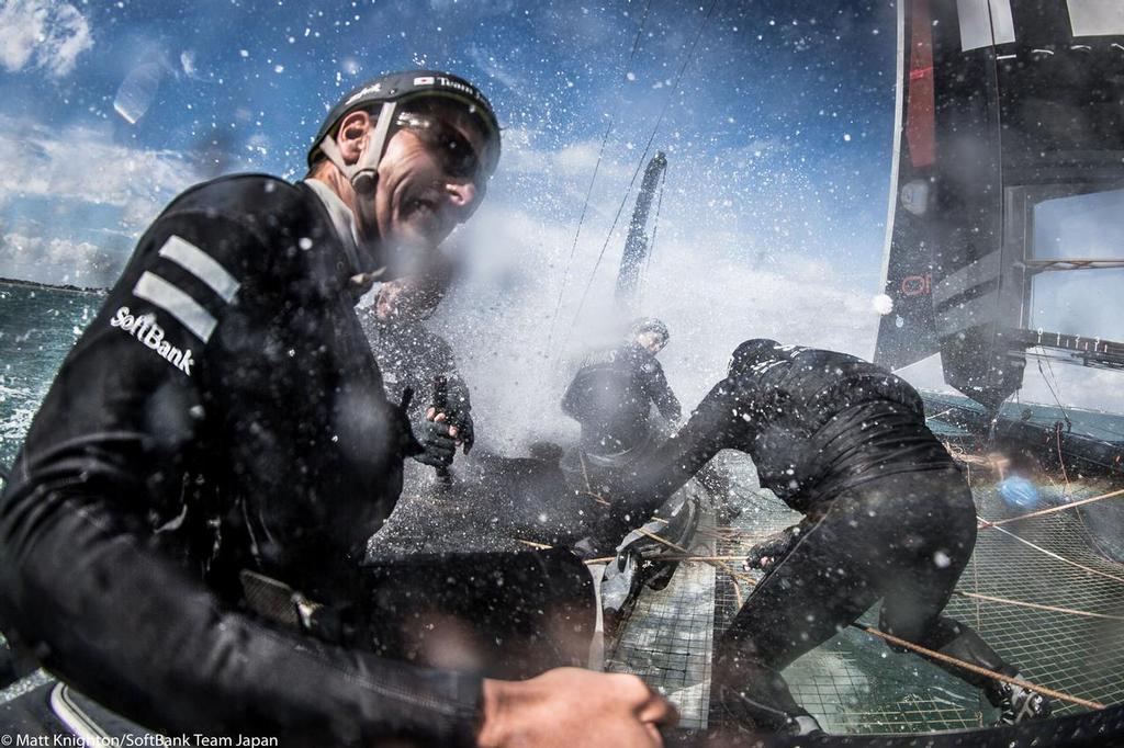 21/07/2015, Portsmouth (GBR), 35th America's Cup, Louis Vuitton America's Cup World Series Portsmouth 2015, Training Day 2, Softbank Team Japan © Matt Knighton/Softbank Team Japan http://www.americascup.com