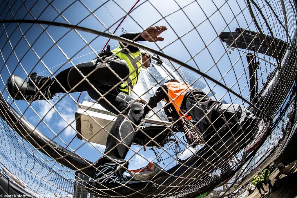 21/07/2015, Portsmouth (GBR), 35th America's Cup, Louis Vuitton America's Cup World Series Portsmouth 2015, Training Day 2, Softbank Team Japan © Matt Knighton/Softbank Team Japan http://www.americascup.com