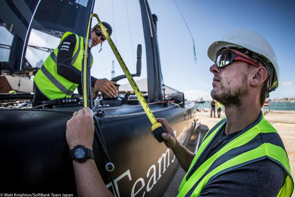 21/07/2015, Portsmouth (GBR), 35th America's Cup, Louis Vuitton America's Cup World Series Portsmouth 2015, Training Day 2, Softbank Team Japan © Matt Knighton/Softbank Team Japan http://www.americascup.com