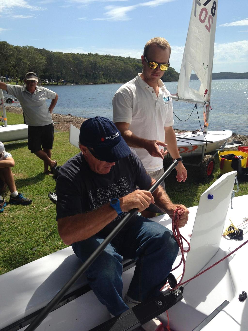 Tom Burton sharing his knowledge, which is undoubtedly the best in the world!  © H2O Sports Academy Australia