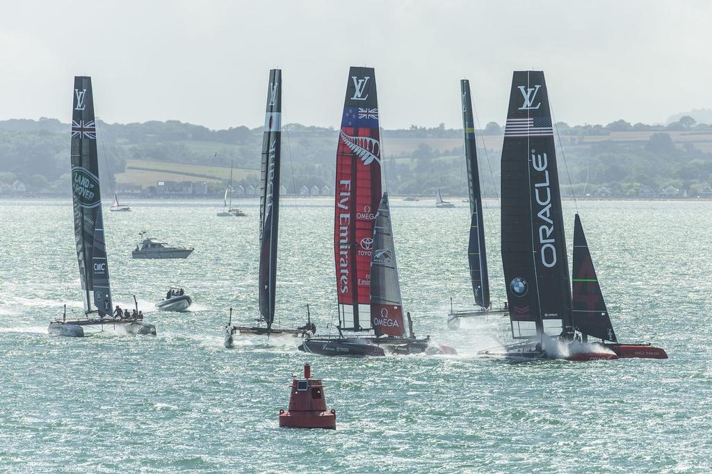 Portsmouth (GBR), 35th America's Cup, Louis Vuitton America's Cup World Series Portsmouth 2015, Training Day 1 © ACEA /Gilles Martin-Raget