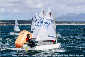 Practice race - 2015 Magic Marine Optimist European Championship photo copyright Alan Dop www.sportsimages.wales taken at  and featuring the  class