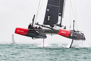 Oracle Team USA - 2015 Louis Vuitton America's Cup World Series Portsmouth photo copyright Ian Roman http://www.ianroman.com taken at  and featuring the  class