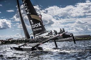 Day 3 - 2015 Extreme Sailing Series photo copyright  Jesus Renedo http://www.sailingstock.com taken at  and featuring the  class