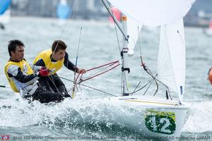 Edoardo Ferraro/Francesco Orlando (ITA-55282) - 420 World Championships 2015 photo copyright Jun Hirai / BULKHEAD Magazine taken at  and featuring the  class