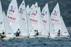 U17 420 World Championship fleet - 420 World Championships 2015 photo copyright Jun Hirai / BULKHEAD Magazine taken at  and featuring the  class