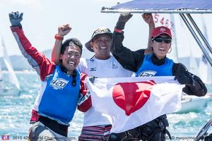 Daichi Takayama/Syota Nakano (JPN-54938) - Open Champions - 2015 420 World Championships photo copyright Jun Hirai / BULKHEAD Magazine taken at  and featuring the  class