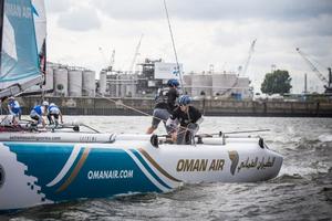 Act 5 - Hamburg - 2015 Extreme Sailing Series photo copyright  Jesus Renedo http://www.sailingstock.com taken at  and featuring the  class