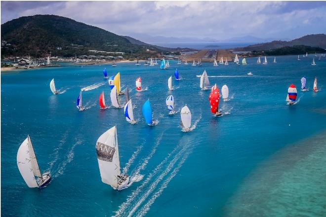 Aerial day 5 of racing - Audi Hamilton Island Race Week 2015 © Craig Greenhill