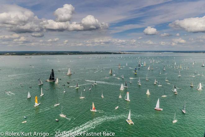 Rolex Fastnet Race Start 2015 ©  Rolex/ Kurt Arrigo http://www.regattanews.com