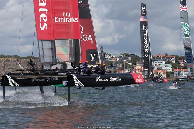 Race 2 - 2015 Louis Vuitton America's Cup World Series Gothenburg © ACEA 2015 / Photo Gilles Martin-Raget