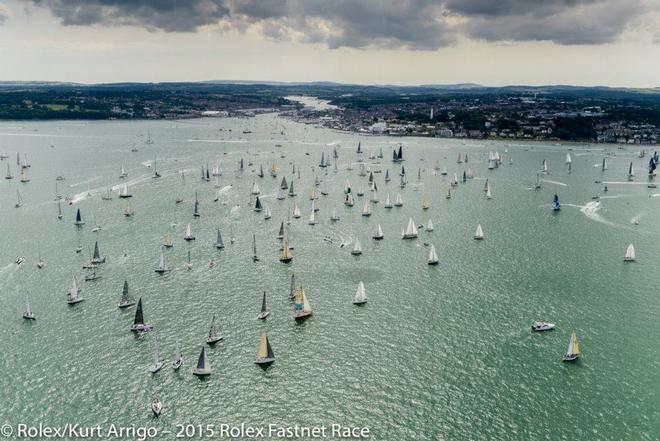 Rolex Fastnet Race Start 2015 ©  Rolex/ Kurt Arrigo http://www.regattanews.com