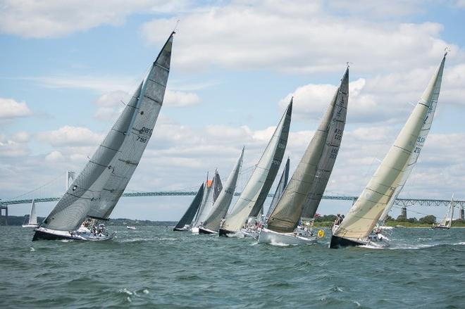 Fleet in action in 2014 ILDR - 2015 Ida Lewis Distance Race © Meghan Sepe