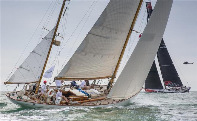 Dorade and Comanche - Start Rolex Fastnet Race  ©  Rolex/Daniel Forster http://www.regattanews.com