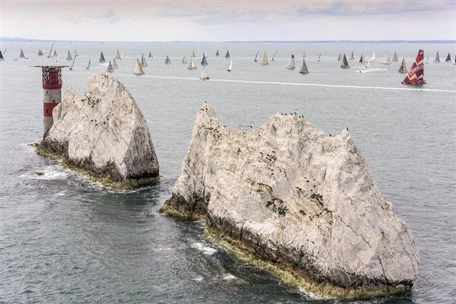 The Needles - 2015 Rolex Fastnet Race ©  Rolex/ Kurt Arrigo http://www.regattanews.com