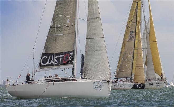 Courrier du Leon, overall winner - 2015 Rolex Fastnet Race ©  Rolex/Daniel Forster http://www.regattanews.com