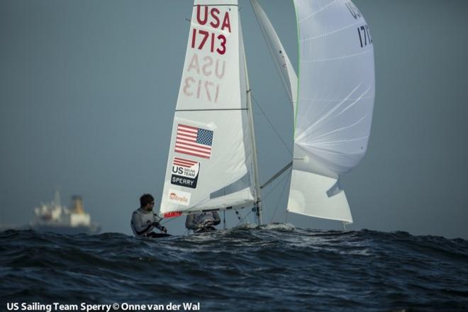 Stu McNay (Providence, R.I.) and Dave Hughes (Miami, Fla.), Men’s 470, US Sailing Team Sperry. - Aquece Rio International Sailing Regatta 2015 © Onne van der Wal