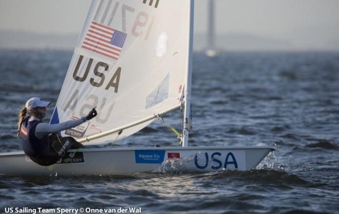 Paige Railey (Clearwater, Fla.), Laser Radial. US Sailing Team Sperry - 2015 Rio Olympic Test Event © Onne van der Wal