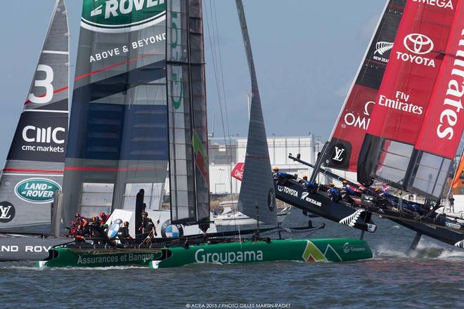 Race 2 - 2015 Louis Vuitton America's Cup World Series Gothenburg © ACEA 2015 / Photo Gilles Martin-Raget