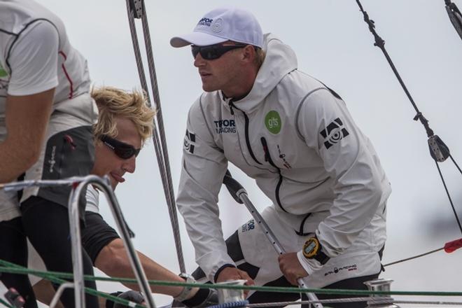 Nicolai Sehested in action during the finals - 2015 Energa Sopot Match Race ©  Robert Hajduk / WMRT