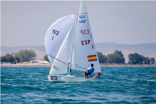 David Charles/Alex Charles (ESP) - 2015 420 and 470 Junior Europeans © Toby Adamson