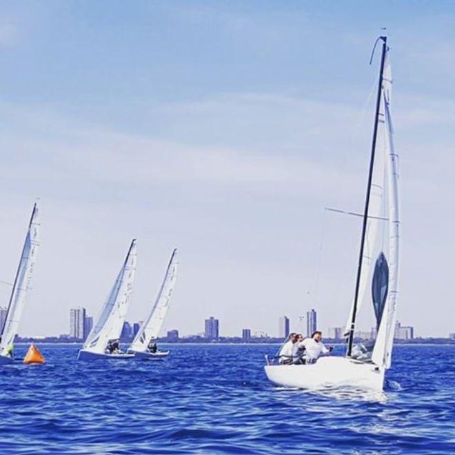 J70s race one of Saturday Verve Cup Inshore - 2015 Verve Inshore - J-70 Great Lakes Championship © Chicago Yacht Club http://www.chicagoyachtclub.org