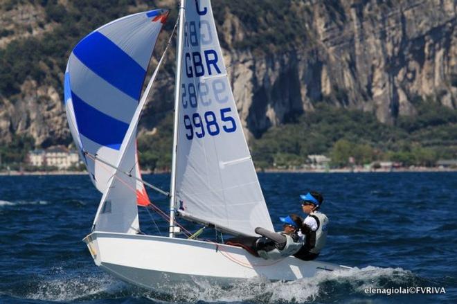 Day 1-2 racing at Riva del Garda - 2015 Cadet World Championships ©  Elena Giolai/Fraglia Vela Riva