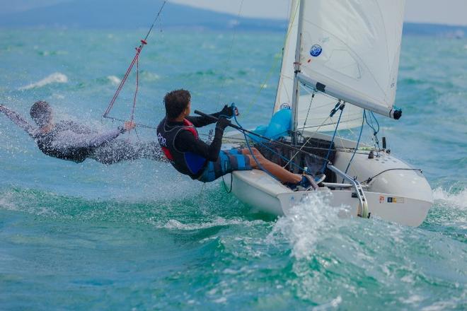 420 Racing - 2015 420 and 470 Junior European Championships © Viktor Nalbantov