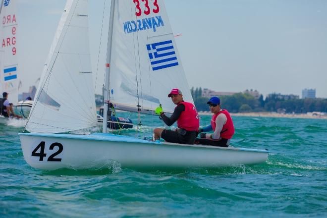 Alexandros Kavvas/Akylas Drougkas (GRE) - 2015 420 and 470 Junior European Championships © Viktor Nalbantov