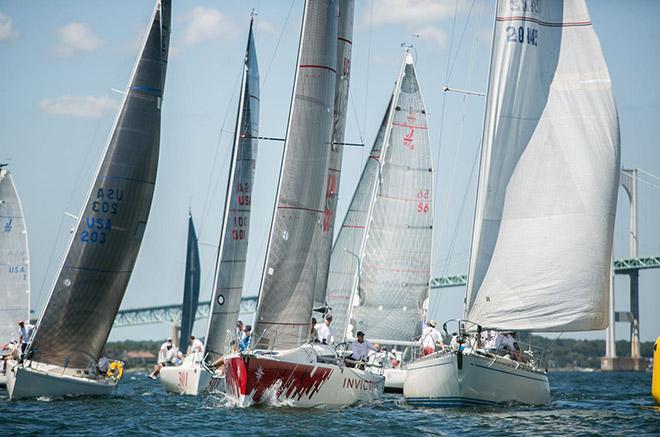 The 2015 Ida Lewis Distance Race Start © Meghan Sepe