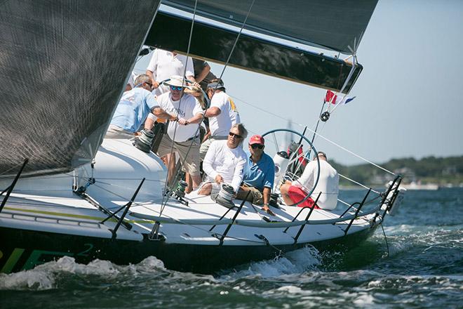 Brian Cunha’s Ker 55 Irie 2 during the 2015 Ida Lewis Distance Race Start © Meghan Sepe