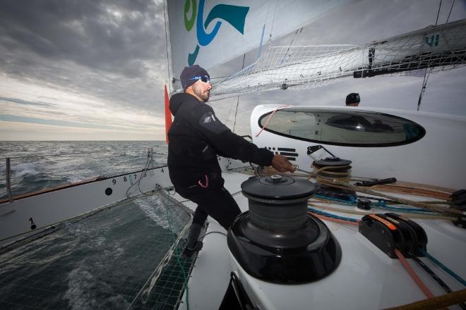 Musandam-Oman Sail's race so far - 2015 Rolex Fastnet Race © Lloyd Images