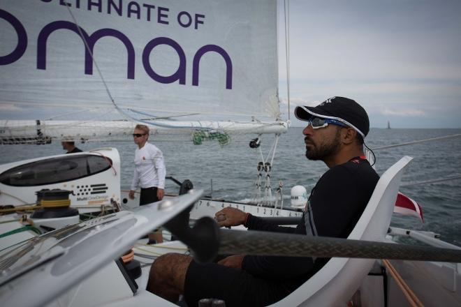 Musandam-Oman Sail's race so far - 2015 Rolex Fastnet Race © Lloyd Images