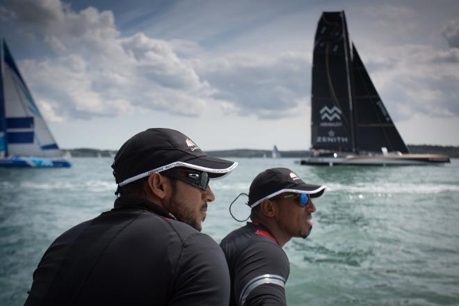 Musandam-Oman Sail's race so far - 2015 Rolex Fastnet Race © Lloyd Images
