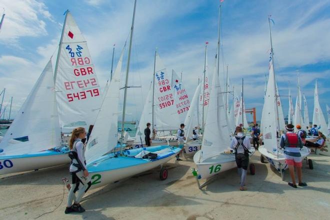 Day 2 - 2015 420 and 470 Junior European Championships © Viktor Nalbantov