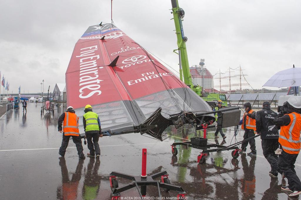 35th America’s Cup, Louis Vuitton America’s Cup World Series Gothenburg 2015, Tech Day,  © ACEA /Gilles Martin-Raget