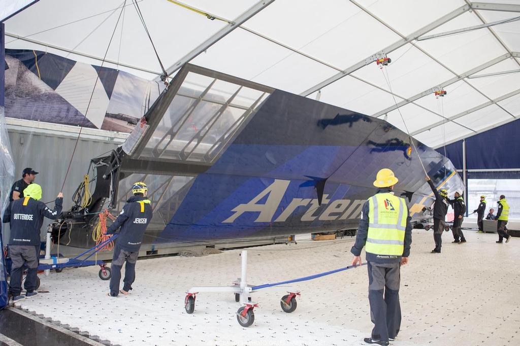 35th America’s Cup, Louis Vuitton America’s Cup World Series Gothenburg 2015, Tech Day,  © ACEA /Gilles Martin-Raget