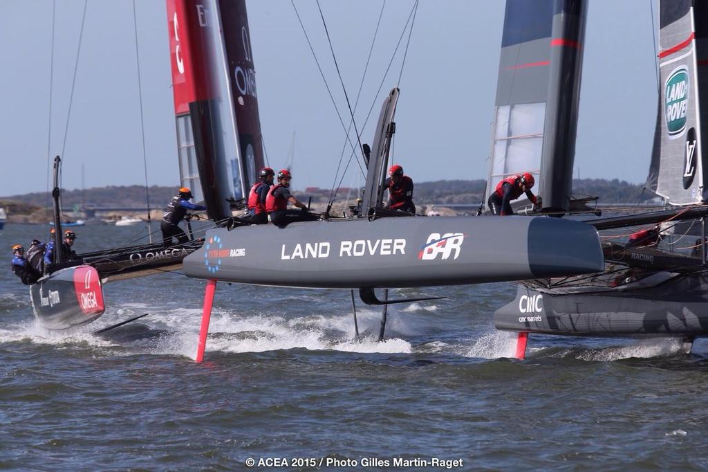 29 August 2015, Gothenburg (SWE), 35th America’s Cup, Louis Vuitton America’s Cup World Series Gothenburg 2015, Race Day 1 © ACEA /Gilles Martin-Raget