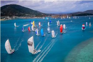 Aerial day 5 of racing - Audi Hamilton Island Race Week 2015 photo copyright Craig Greenhill taken at  and featuring the  class