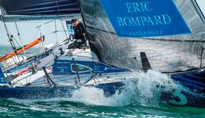Andrew Baker will race his first RFR with Mary Rook - who hopes to take on her on Figaro campaign in 2016 - 2015 Rolex Fastnet Race photo copyright Lloyd Images taken at  and featuring the  class
