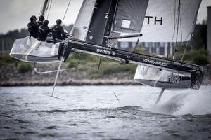 The 2016 Extreme Sailing Series will see a fleet of foiling catamarans race iconic stadiums around the world - 2015 Bullitt GC32 Racing Tour photo copyright Sander van der Borch / Bullitt GC32 Racing Tour taken at  and featuring the  class