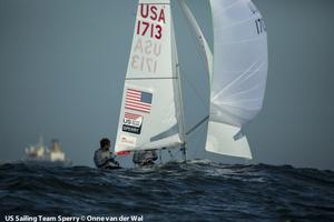 Stu McNay (Providence, R.I.) and Dave Hughes (Miami, Fla.), Men’s 470, US Sailing Team Sperry. - Aquece Rio International Sailing Regatta 2015 photo copyright Onne van der Wal taken at  and featuring the  class