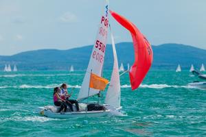 Race Day 1 - 2015 420 and 470 Junior European Championships photo copyright Viktor Nalbantov taken at  and featuring the  class