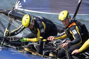 Race 2 - 2015 Louis Vuitton America's Cup World Series Gothenburg photo copyright ACEA 2015 / Photo Gilles Martin-Raget taken at  and featuring the  class