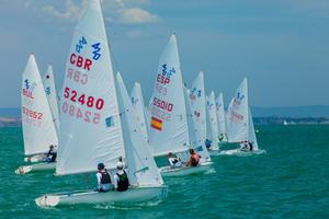 Race Day 1 - 2015 420 and 470 Junior European Championships photo copyright Viktor Nalbantov taken at  and featuring the  class
