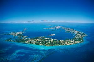 Bermuda aerial shot photo copyright Nicolas Felix taken at  and featuring the  class